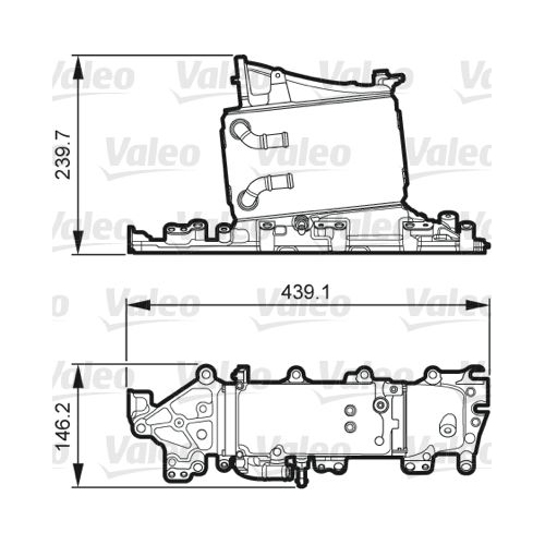 Ladeluftk&uuml;hler VALEO 818265 f&uuml;r AUDI SEAT SKODA VW