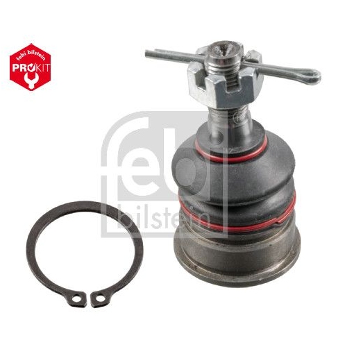 Febi Bilstein 42650 Traggelenk mit Kronenmutter, Splint und Sicherungsring , 1 St&uuml;ck