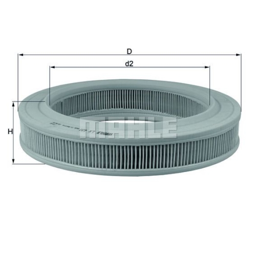 Luftfilter KNECHT LX 431 f&uuml;r VAG