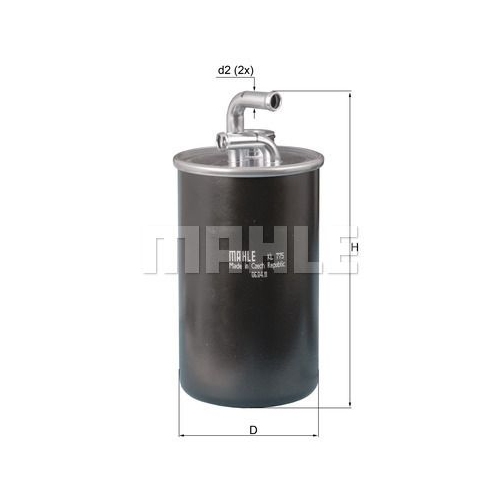 Kraftstofffilter KNECHT KL 775 f&uuml;r CHRYSLER FIAT