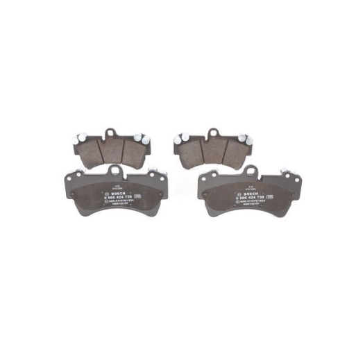 Bremsbelagsatz, Scheibenbremse BOSCH 0 986 424 739 f&uuml;r AUDI PORSCHE VW