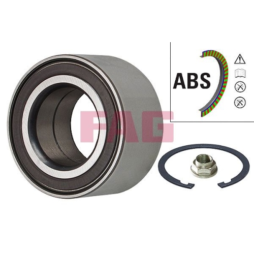 Radlagersatz FAG 713 6157 30 f&uuml;r FORD MAZDA, Hinterachse, Vorderachse
