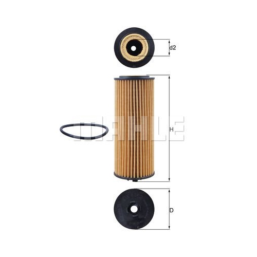 &Ouml;lfilter KNECHT OX 1162D f&uuml;r MERCEDES-BENZ