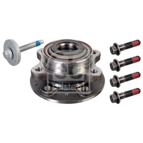 Febi Bilstein 31864 Radlagersatz mit Radnabe, Antriebswellenschraube und Befestigungsschrauben , 1 St&uuml;ck