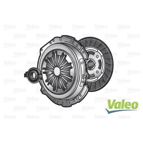 Kupplungssatz VALEO 826454 3KKIT f&uuml;r PORSCHE