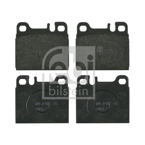Febi Bilstein 16254 Bremsbelagsatz , 1 St&uuml;ck