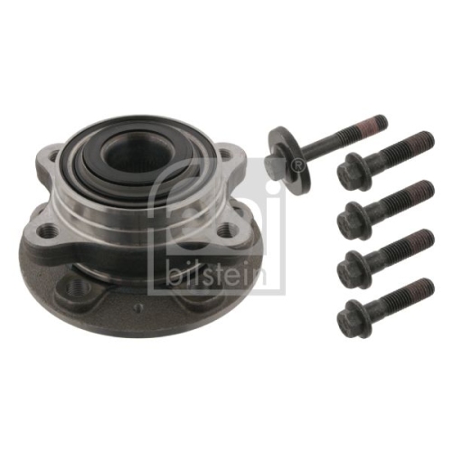 Febi Bilstein 31866 Radlagersatz mit Radnabe, Antriebswellenschraube und Befestigungsschrauben , 1 St&uuml;ck