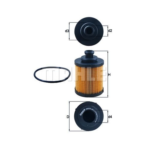 &Ouml;lfilter KNECHT OX 418D f&uuml;r FIAT FORD GMC OPEL SUZUKI VAUXHALL