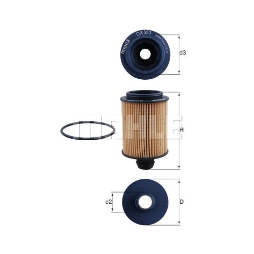 &Ouml;lfilter KNECHT OX 553D f&uuml;r CHRYSLER CITRO&Euml;N FIAT FORD PEUGEOT SUZUKI PIAGGIO