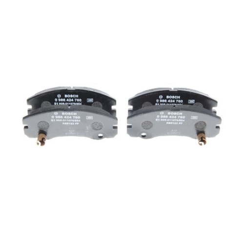 Bremsbelagsatz, Scheibenbremse BOSCH 0 986 424 760 f&uuml;r OPEL SAAB VAUXHALL HOLDEN