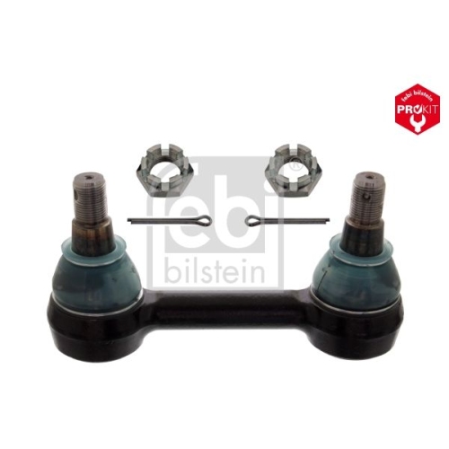 Febi Bilstein 46142 Lenkstange mit Kronenmuttern und Splinten, vom Lenkgetriebe zum 1. Lenkzwischenhebel , 1 St&uuml;ck