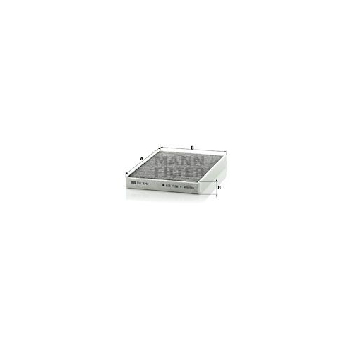 Filter, Innenraumluft MANN-FILTER CUK 2742 f&uuml;r CITRO&Euml;N PEUGEOT