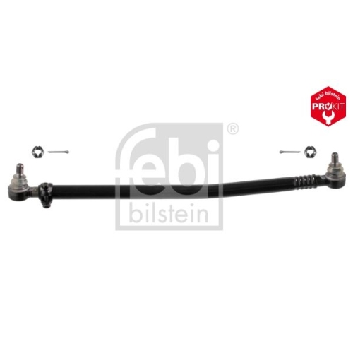 Febi Bilstein 04374 Lenkstange mit Kronenmuttern und Splinten, vom Lenkgetriebe zur 1. Vorderachse , 1 St&uuml;ck