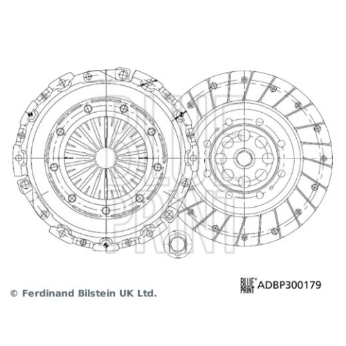 Blue Print 1x ADBP300179BP Kupplungssatz