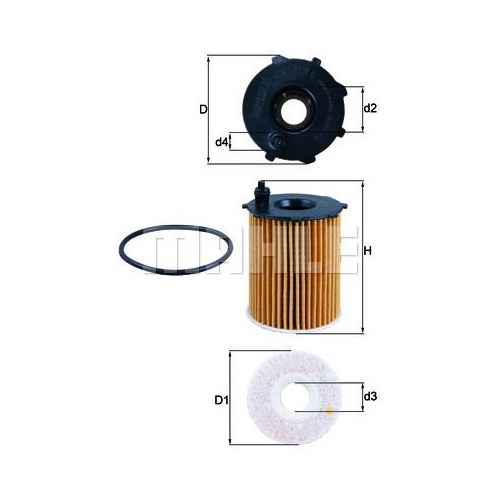 &Ouml;lfilter KNECHT OX 171/16D f&uuml;r CHRYSLER FIAT