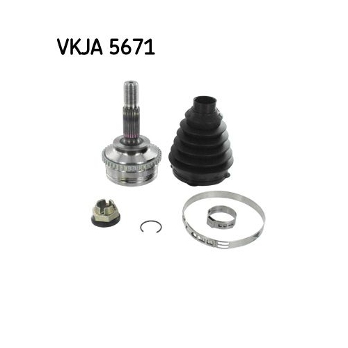Gelenksatz, Antriebswelle SKF VKJA 5671 f&uuml;r, Vorderachse, Vorderachse links