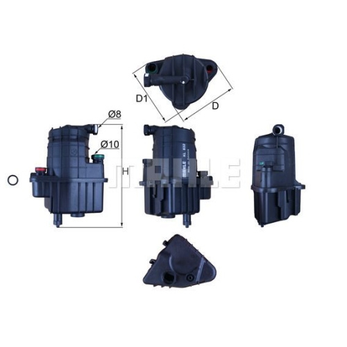 Kraftstofffilter KNECHT KL 832D f&uuml;r RENAULT