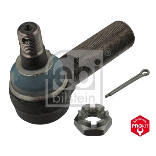 Febi Bilstein 04384 Spur- / Lenkstangenendst&uuml;ck mit Kronenmutter und Splint , 1 St&uuml;ck