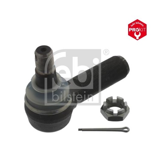 Febi Bilstein 04385 Spurstangenendst&uuml;ck mit Kronenmutter und Splint , 1 St&uuml;ck