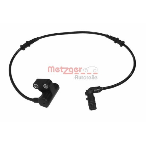Sensor, Raddrehzahl METZGER 0900111 f&uuml;r MERCEDES-BENZ, Vorderachse links