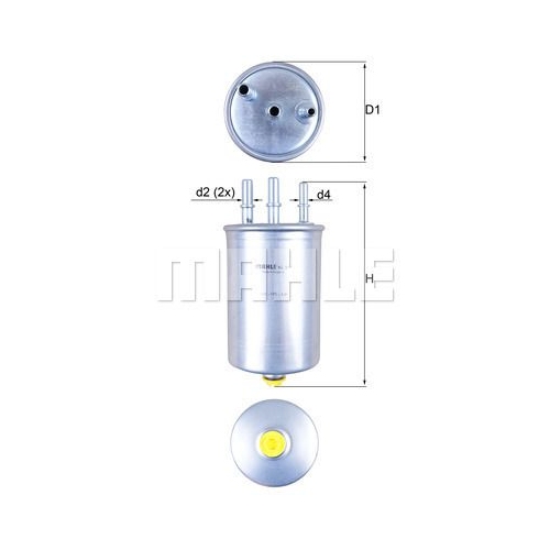 Kraftstofffilter KNECHT KL 511 f&uuml;r FORD