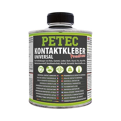 Gummiklebstoff PETEC 93935 KONTAKTKLEBER, Pinseldose f&uuml;r