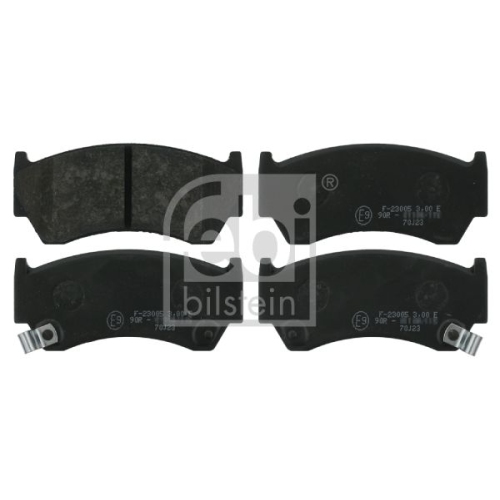 Febi Bilstein 16267 Bremsbelagsatz , 1 St&uuml;ck