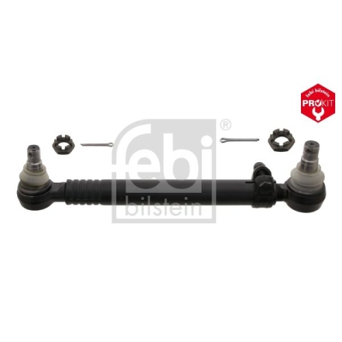 Febi Bilstein 18580 Lenkstange mit Kronenmuttern und Splinten, von der 2. Vorderachse zum 1. Lenkzwischenhebel , 1 St&uuml;ck
