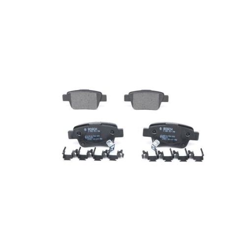 Bremsbelagsatz, Scheibenbremse BOSCH 0 986 424 798 f&uuml;r TOYOTA, Hinterachse