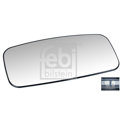 Febi Bilstein 107939 Spiegelglas f&uuml;r Hauptspiegel, 1 St&uuml;ck