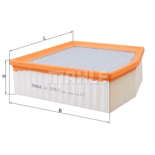 Luftfilter KNECHT LX 1479/2 f&uuml;r VAG