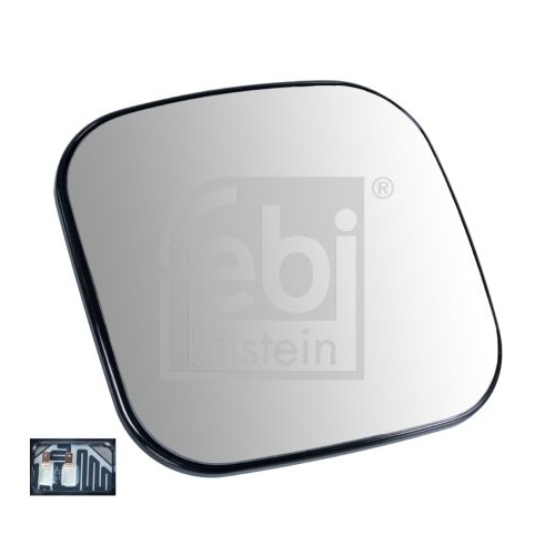 Febi Bilstein 107940 Spiegelglas f&uuml;r Weitwinkelspiegel, 1 St&uuml;ck