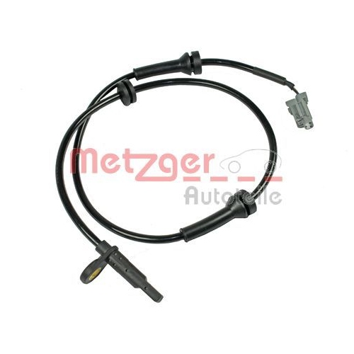 Sensor, Raddrehzahl METZGER 0900147 f&uuml;r NISSAN RENAULT, Vorderachse beidseitig