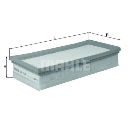 Luftfilter KNECHT LX 2636 f&uuml;r SUBARU TOYOTA