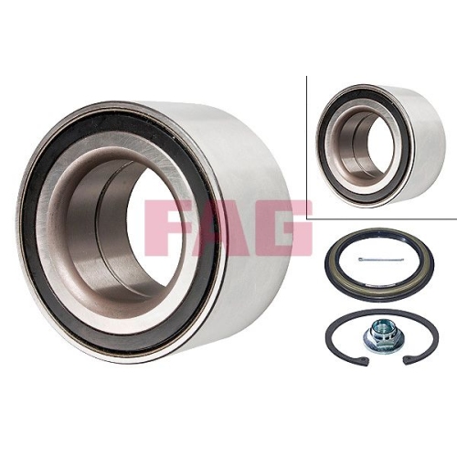 Radlagersatz FAG 713 6267 40 f&uuml;r HYUNDAI KIA, Hinterachse, Vorderachse
