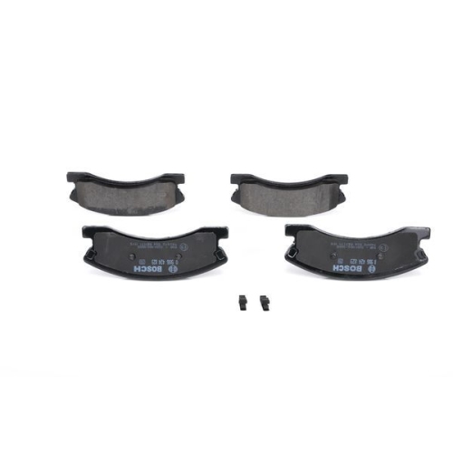 Bremsbelagsatz, Scheibenbremse BOSCH 0 986 424 823 f&uuml;r CHRYSLER PEUGEOT JEEP