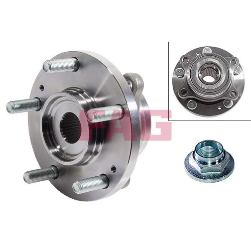 Radlagersatz FAG 713 6268 10 f&uuml;r HYUNDAI KIA, Vorderachse