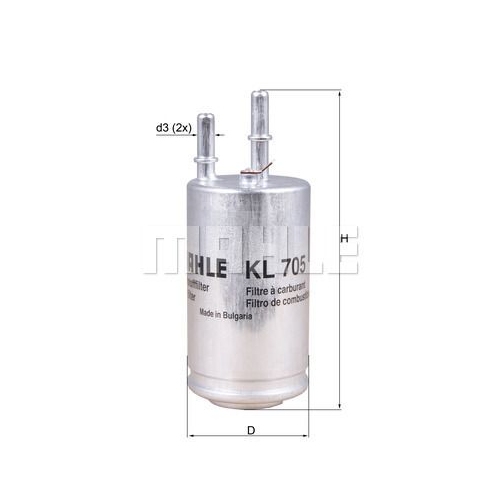 Kraftstofffilter KNECHT KL 705 f&uuml;r VOLVO
