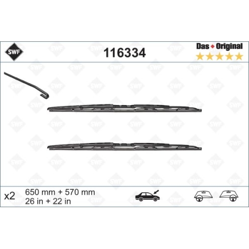 SWF Das Original (x2) Wischerblatt 116334