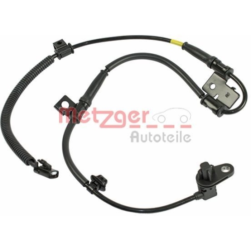 Sensor, Raddrehzahl METZGER 0900227 f&uuml;r KIA, Vorderachse rechts