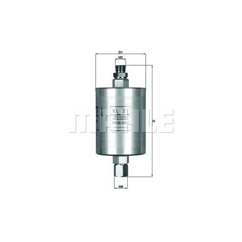 Kraftstofffilter KNECHT KL 21 f&uuml;r PORSCHE KAYSER