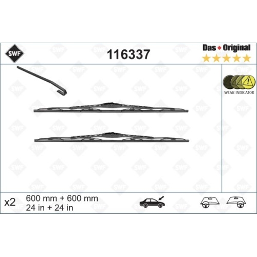 SWF Das Original (x2) Wischerblatt 116337