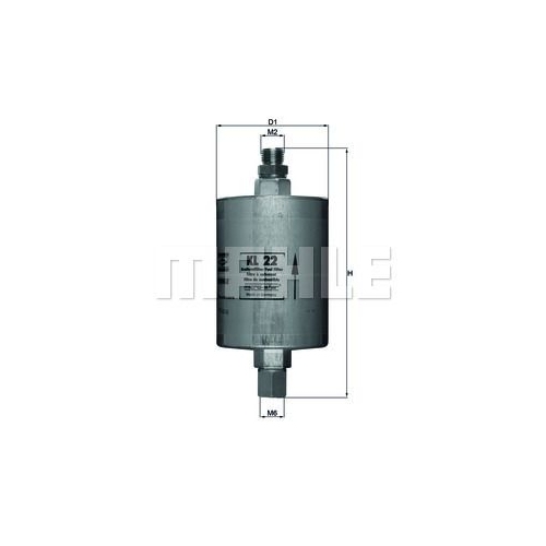 Kraftstofffilter KNECHT KL 22 f&uuml;r PORSCHE KAYSER