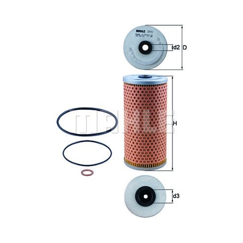&Ouml;lfilter KNECHT OX 92D f&uuml;r MERCEDES-BENZ