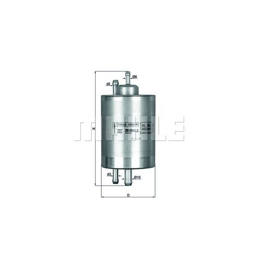Kraftstofffilter KNECHT KL 254 f&uuml;r MERCEDES-BENZ