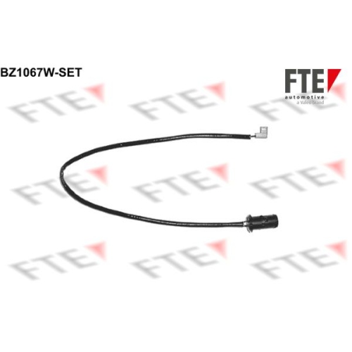 Warnkontakt, Bremsbelagverschlei&szlig; FTE BZ1067W-SET f&uuml;r IVECO, Hinterachse