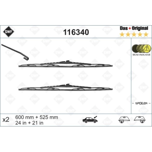 SWF Das Original (x2) Wischerblatt 116340