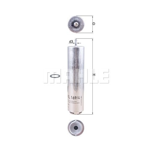 Kraftstofffilter KNECHT KL 169/4D f&uuml;r BMW MINI