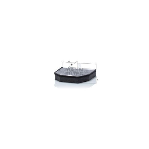 Filter, Innenraumluft MANN-FILTER CUK 2241-2 f&uuml;r MERCEDES-BENZ