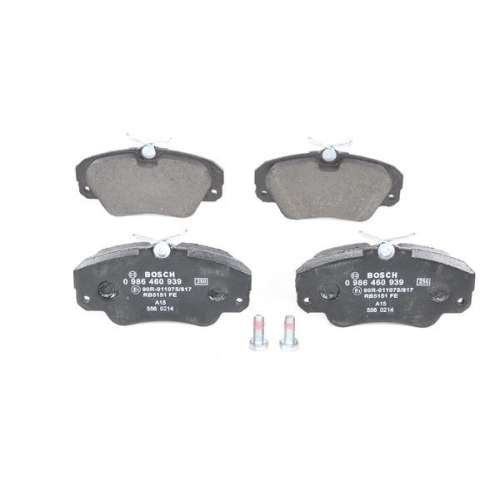 Bremsbelagsatz, Scheibenbremse BOSCH 0 986 460 939 f&uuml;r OPEL SAAB VAUXHALL HOLDEN